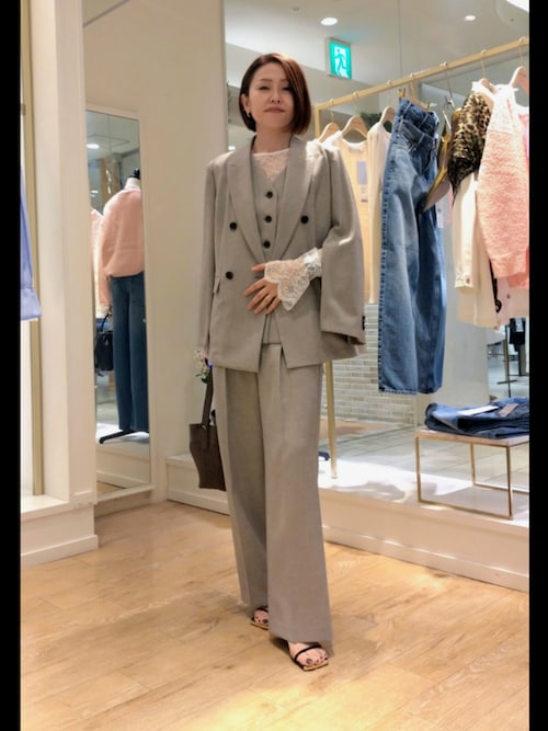 ウォッシャブルラッセルレースTブラウス（シャツ/ブラウス