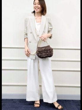 「grace grace （グラスグラス）のアイテム」を使った、しみずさん（レディース・160cm）の冬コーディネート