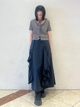 「新作」｜「アイテム（スニーカー）」を使った、ｼﾐさん（レディース・161cm）の夏コーディネート