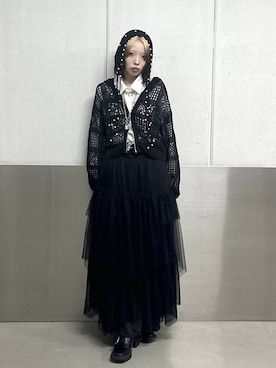 「PAGEBOY（ページボーイ）のヴィンテージバックルベルト（ベルト、ブラック系）」を使った、ｼﾐさん（レディース・161cm）の春コーディネート