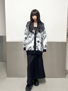 「PAGEBOY（ページボーイ）のレースアップアソートナロースカート（スカート）」を使った、ｼﾐさん（レディース・161cm）の秋コーディネート