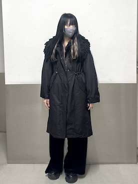 「アイテム（モッズコート）」を使った、ｼﾐさん（レディース・161cm）の秋コーディネート