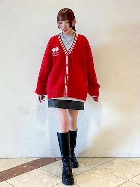 「人気アイテムをチェック！」｜「アイテム（スウェット）」を使った、ｼﾐさん（レディース・161cm）の秋コーディネート