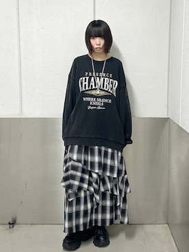 「アイテム（スウェット）」を使った、ｼﾐさん（レディース・161cm・20代）の夏コーディネート
