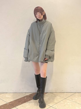 「アイテム（MA-1）」を使った、ｼﾐさん（レディース・161cm・20代）の秋コーディネート