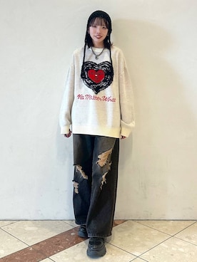 「アイテム（帽子）」を使った、ｼﾐさん（レディース・161cm・20代）の冬コーディネート