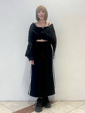 「アイテム（ブルゾン）」を使った、ｼﾐさん（レディース・161cm・20代）の夏コーディネート