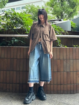 「PAGEBOY」｜ｼﾐさん（レディース・161cm）の夏コーディネート