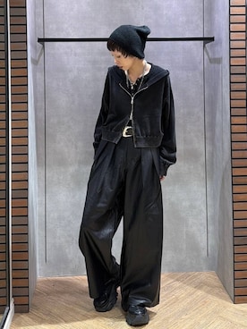 「PAGEBOY（ページボーイ）のハートマンテルネックレス3（ネックレス）」を使った、ｼﾐさん（レディース・161cm）の秋コーディネート