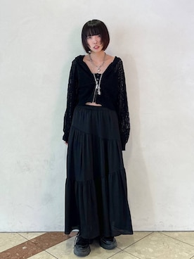 「アイテム（パーカー）」を使った、ｼﾐさん（レディース・161cm）の夏コーディネート