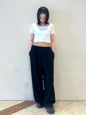 「新作」｜「アイテム（スニーカー）」を使った、ｼﾐさん（レディース・161cm）の夏コーディネート