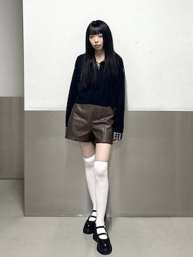 「アイテム（トップス）」を使った、ｼﾐさん（レディース・161cm）の秋コーディネート