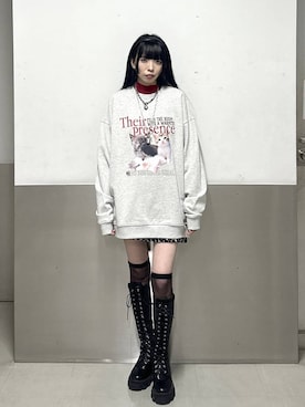 「アイテム（スウェット）」を使った、ｼﾐさん（レディース・161cm・20代）の冬コーディネート