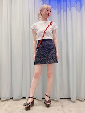 「リルリリー」｜「アイテム（アクセサリー）」を使った、aoさん（レディース・159cm）の冬コーディネート