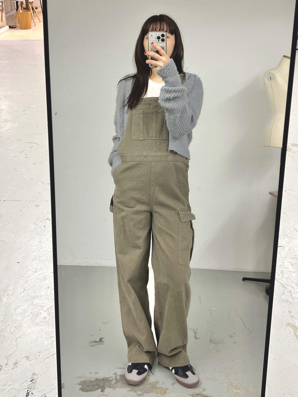 ワンフォークロージング 1111clothing オーバーオール メンズ