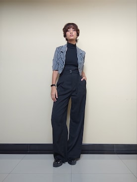 「business casual」｜A GIRL WITH TAN SKINさん（レディース・168cm）の春コーディネート