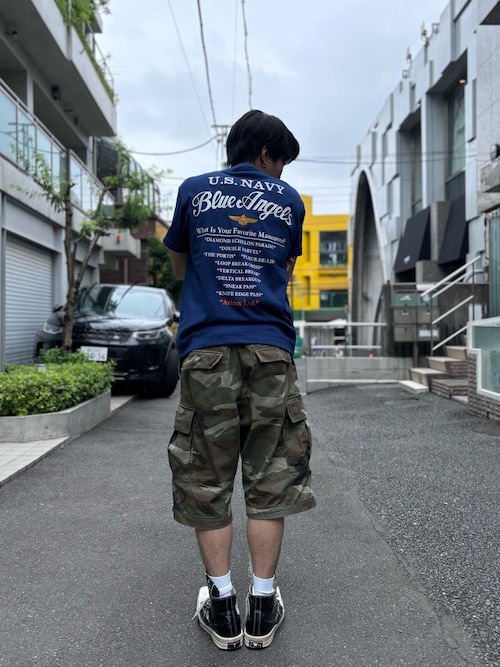 EMBROIDERED BLUE ANGELS 半袖Tシャツ