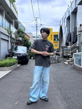 しんたろうさん（メンズ・172cm）の夏コーディネート