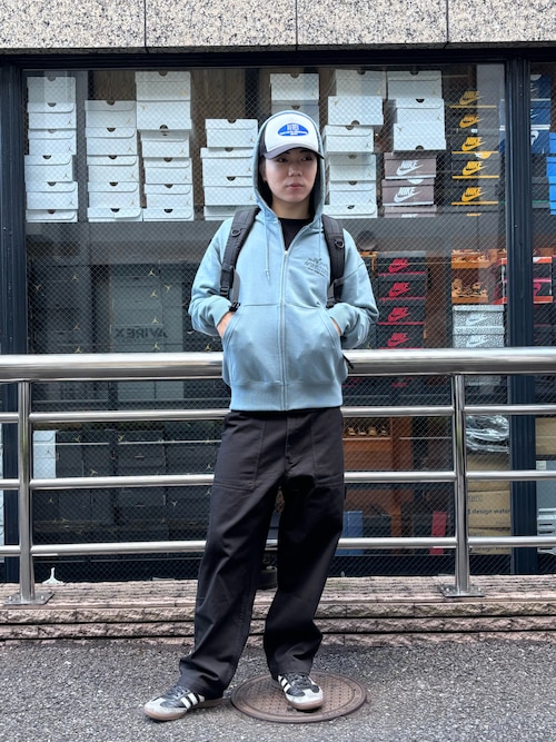 VARSITY LOGO ZIP SWEAT PARKA NYC / バーシティ ロゴ ジップ