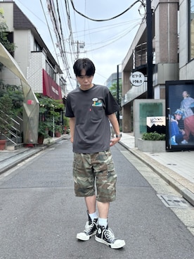 しんたろうさん（メンズ・172cm）の夏コーディネート