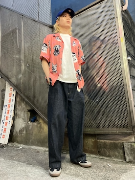 しんたろうさん(メンズ・172cm)の夏コーディネート