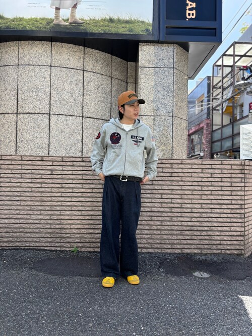 LONG SLEEVE ZIP PARKA DUST DEVILS / ロングスリーブ ジップアップ パーカー ダスト デビルス /AVIREX / アヴィレックス