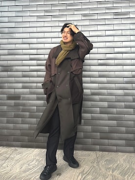 わんさん（メンズ・182cm）の冬コーディネート