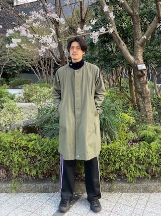 sacai サカイ 20AW モッズコート sacai サカイ モッズコート ステンカラーコート コットン ナイロン