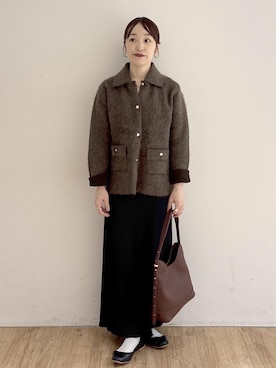 「アイテム（ショルダーバッグ）」を使った、taka225daさん（レディース・155cm・30代）の秋コーディネート