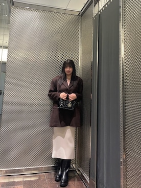 「armaniexchange」｜Sanamさん（レディース・168cm）の秋コーディネート