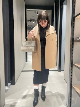 Sanamさん（レディース・168cm）の冬コーディネート