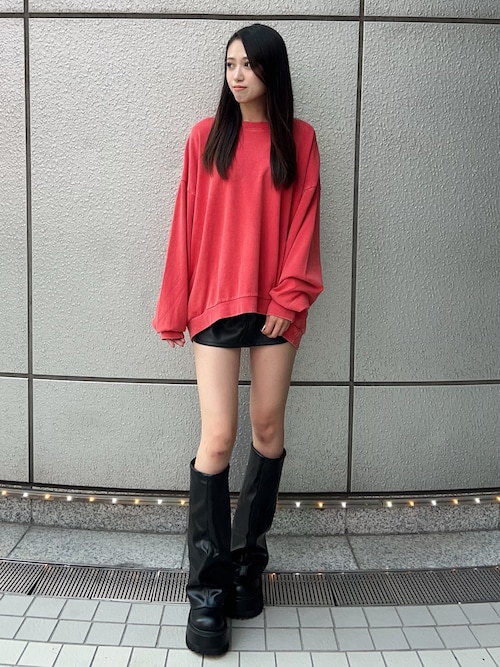 完売品【pageboy】新品ピッタハイウエストフェイクレザースカート★F PAGEBOY（ページボーイ）の「ピッタハイウエストフェイクレザー