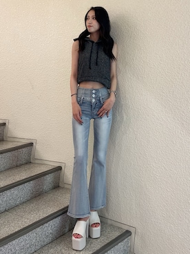 「ジェイダ」｜shioriさん（レディース・168cm）の夏コーディネート