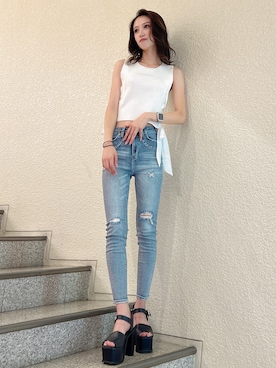 shioriさん（レディース・168cm）の夏コーディネート