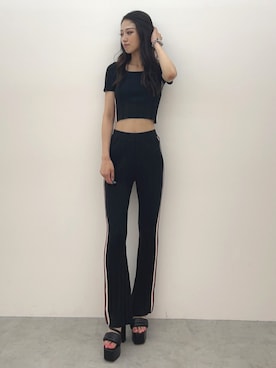 「GYDA」｜shioriさん（レディース・168cm）の夏コーディネート
