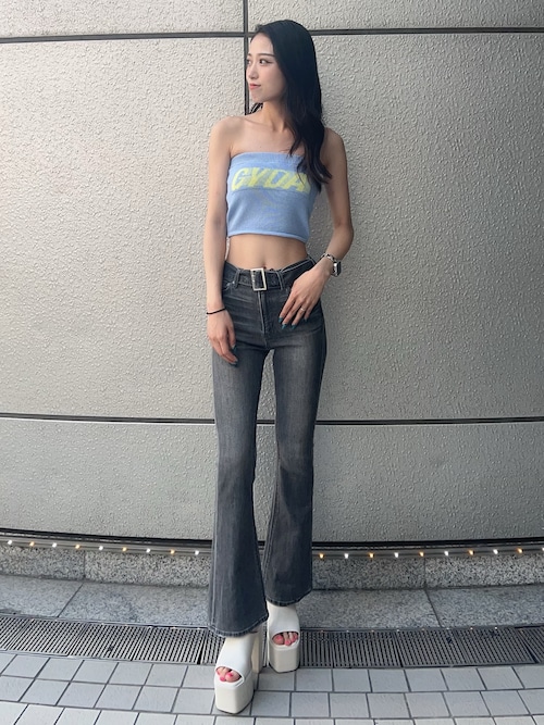 GYDA ニットベアトップス
