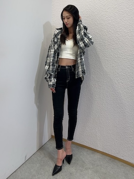 「アイテム（スイムグッズ）」を使った、shioriさん（レディース・168cm）の夏コーディネート