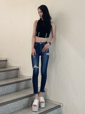 「ジェイダ」｜shioriさん（レディース・168cm）の夏コーディネート