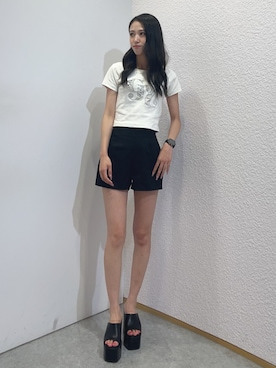 「GYDA（ジェイダ）のアイテム」を使った、shioriさん（レディース・168cm）の夏コーディネート