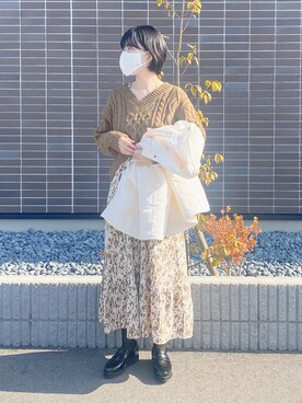 まいさん（レディース・164cm）の冬コーディネート