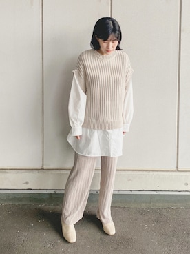「moment+」｜「アイテム（その他）」を使った、まいさん（レディース・164cm）の秋コーディネート