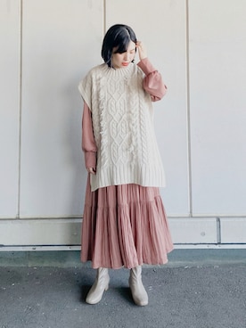 「IEDIT」｜まいさん（レディース・164cm）の秋コーディネート