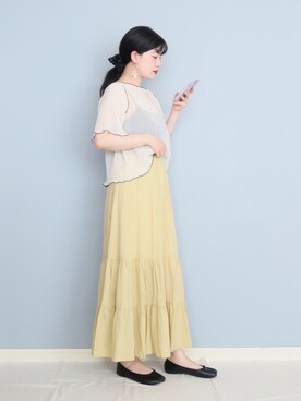 「birthdayroom」｜「アイテム（その他）」を使った、まいさん（レディース・164cm）の夏コーディネート