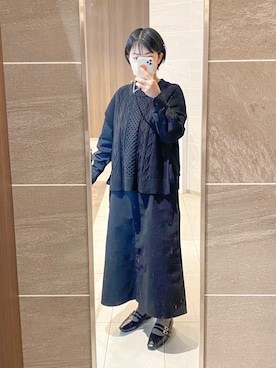 「Sunny clouds（サニークラウズ）のアイテム」を使った、まいさん（レディース・164cm）の秋コーディネート