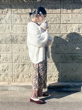 「feepur（フェピュール）のアイテム（ワンピース/ドレス）」を使った、まいさん（レディース・164cm）の冬コーディネート