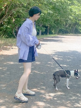 「FREE'S MART（フリーズマート）のアイテム」を使った、まいさん（レディース・164cm）の夏コーディネート
