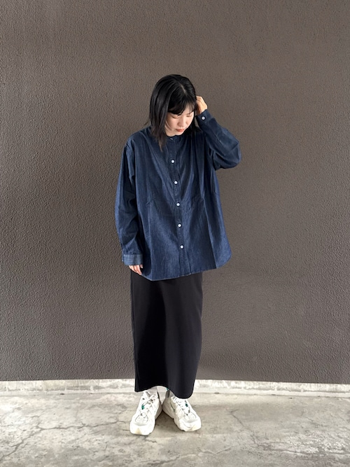 長袖シャツ　フルレングスパンツ 超高耐光生地」警備服 長袖シャツ(ユニセックス) ブルー