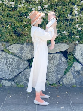 「ごきげんウィーク」｜「アイテム（シャツワンピース）」を使った、まいさん（レディース・164cm）の春コーディネート
