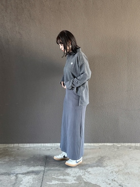 「アイテム（スウェット）」を使った、まいさん（レディース・164cm）の秋コーディネート