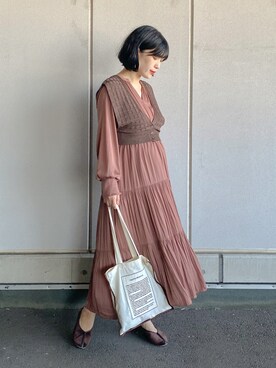 「IEDIT」｜まいさん（レディース・164cm）の秋コーディネート